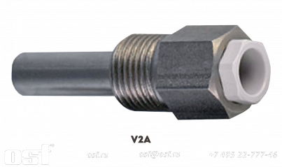 Погружная гильза G 1/2“ наружн. резьба, нерж. сталь (V2A), длина: 35 мм