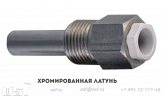 Погружная гильза G 1/2“ наружн. резьба, хромир. латунь, длина: 35 мм
